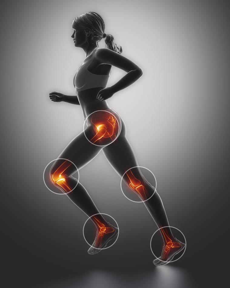 X-ray of joints treated for pain management